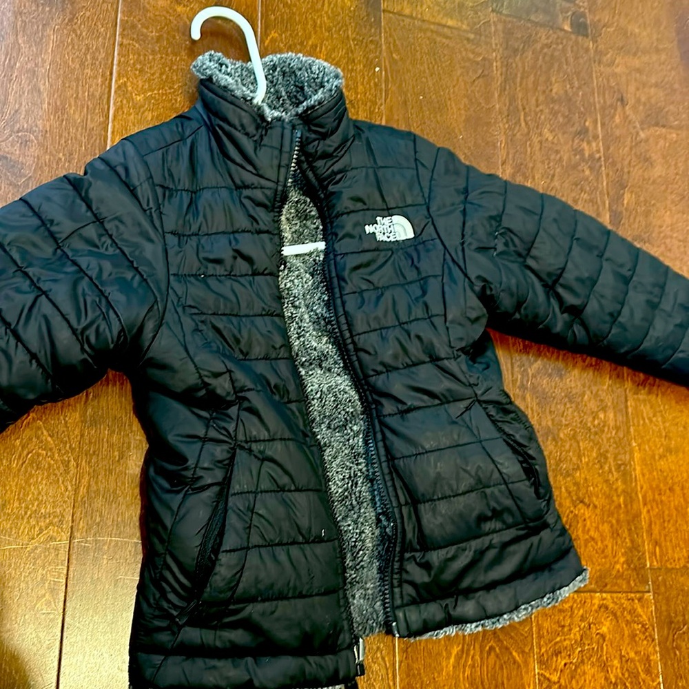 North face jacket with soft fleece lining